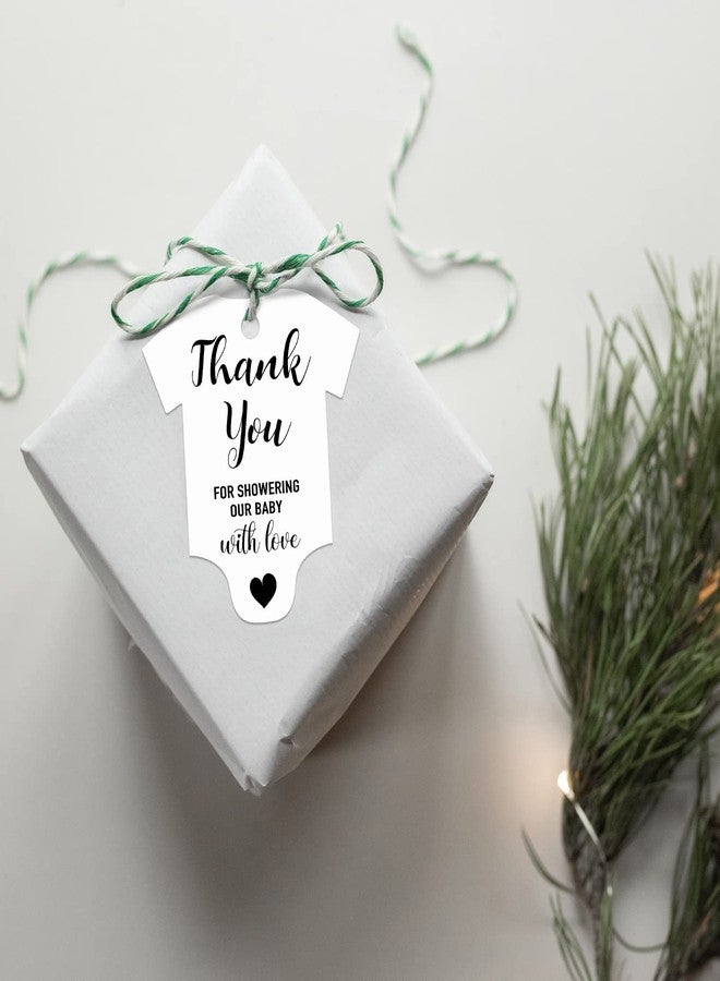 TENTADO Thank You for Showering Our Baby with Love - Pack of 50 Gift Tags - Image 4